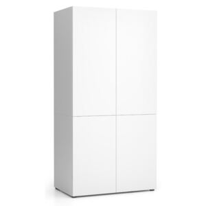 PLAN Kuchynská policová skriňa NIKA 1000 x 600 x 2000 mm,biela