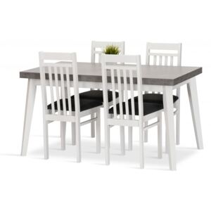 Jedálenská zostava TABITA stôl + 4 stoličky
