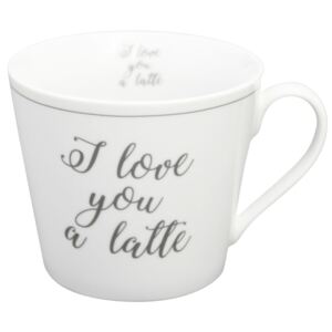 Porcelánový hrnček I Love You A Latte