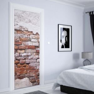 Fototapeta na dvere GLIX - Grunge Brick Wall1 | 91x211 cm