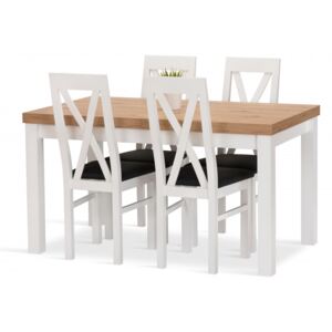 Jedálenská zostava RITA stôl + 4 stoličky