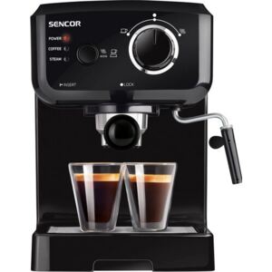 Sencor SES 1710BK espresso pákové, čierna