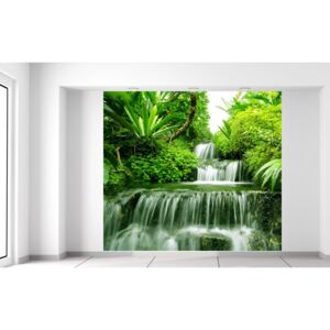 Gario Fototapeta Vodopád v dažďovom pralese Rozmery (š x v): 268 x 240 cm, Materiál: Latexová (lepidlo zadarmo)