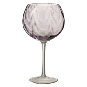 Pohár na víno fialový sklenený 12 ks set LA VIE EN VIOLET