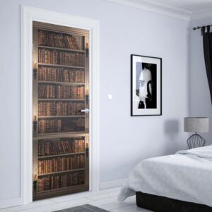 Fototapeta na dvere GLIX - Bookshelves - varianta 1 | 91x211 cm