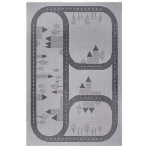 Hanse Home Collection koberce detský kusový koberec Flatweave Kids Rugs 104878 Grey - 120x170 cm