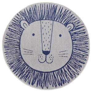 Hanse Home Collection koberce detský kusový koberec Flatweave Kids Rugs 104882 Cream/Blue - 160x160 (průměr) kruh cm