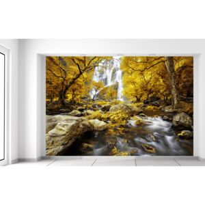 Gario Fototapeta Nádherný jesenný vodopád Rozmery (š x v): 200 x 135 cm, Materiál: Latexová (lepidlo zadarmo)