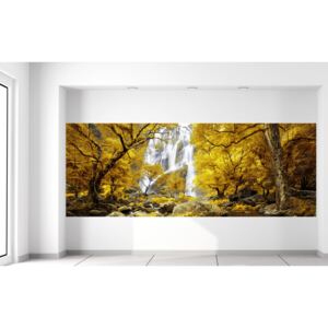Gario Fototapeta Nádherný jesenný vodopád Rozmery (š x v): 268 x 100 cm, Materiál: Latexová (lepidlo zadarmo)
