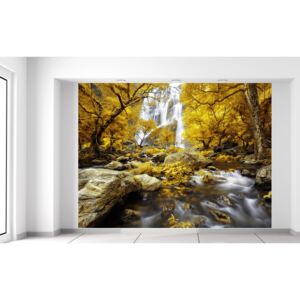 Gario Fototapeta Nádherný jesenný vodopád Rozmery (š x v): 200 x 150 cm, Materiál: Latexová (lepidlo zadarmo)