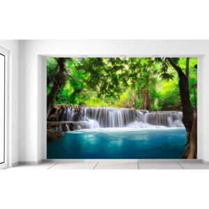 Gario Fototapeta Číry vodopád v džungli Rozmery (š x v): 200 x 135 cm, Materiál: Latexová (lepidlo zadarmo)