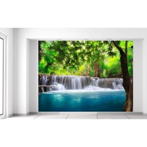 Gario Fototapeta Číry vodopád v džungli Rozmery (š x v): 200 x 150 cm, Materiál: Latexová (lepidlo zadarmo)