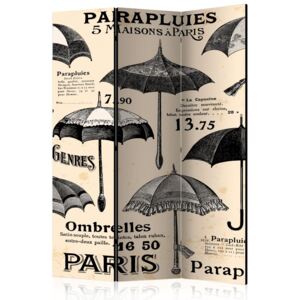 Paraván - Vintage Umbrellas 135x172cm