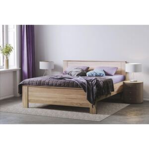 Dizajnová posteľ v tradičnom dizajne Marika, farba dub creme, 160x200 cm