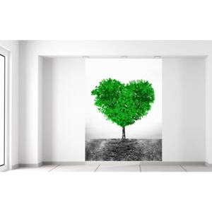 Gario Fototapeta Zelený strom lásky Rozmery (š x v): 150 x 200 cm, Materiál: Vliesová (lepidlo zadarmo)