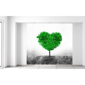 Gario Fototapeta Zelený strom lásky Materiál: Vliesová (lepidlo zadarmo), Veľkosť: 268 x 240 cm