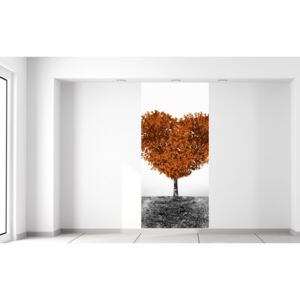Gario Fototapeta Hnedý strom lásky Materiál: Samolepiaca, Veľkosť: 95 x 205 cm