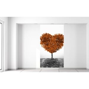 Gario Fototapeta Hnedý strom lásky Materiál: Samolepiaca, Veľkosť: 110 x 200 cm