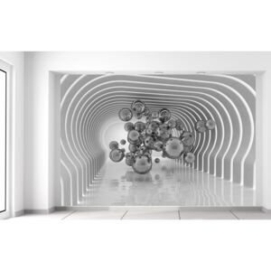 Gario Fototapeta Futuristické bubliny 3D Rozmery (š x v): 200 x 135 cm, Materiál: Latexová (lepidlo zadarmo)
