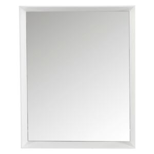 Zrkadlo biele drevené závesné 2ks set MODERN LUXURY
