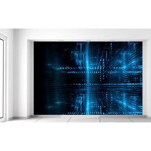 Gario Fototapeta Modrý kyberpriestor 3D 200x135cm Materiál: Latexová (lepidlo zadarmo)