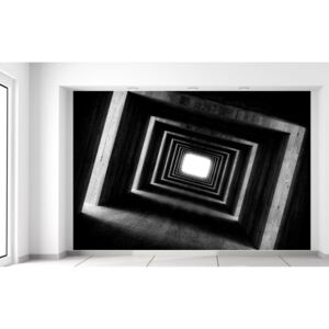 Gario Fototapeta Tmavý tunel so svetlom Rozmery (š x v): 400 x 268 cm, Materiál: Latexová (lepidlo zadarmo)