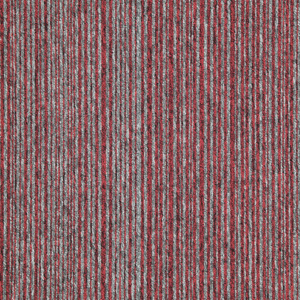 Kobercový štvorec Cobra Lines 5680 červená - 50x50 cm