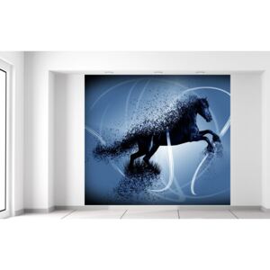 Gario Fototapeta Modrý kôň - Jakub Banas Materiál: Latexová (lepidlo zadarmo), Veľkosť: 268 x 240 cm