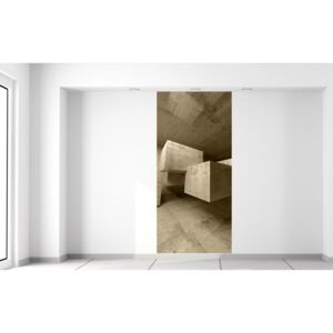 Gario Fototapeta Betónové kocky v priestore Rozmery (š x v): 95 x 205 cm, Materiál: Latexová (lepidlo zadarmo)