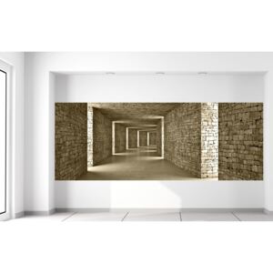 Gario Fototapeta Kamenný tunel Rozmery (š x v): 268 x 100 cm, Materiál: Latexová (lepidlo zadarmo)