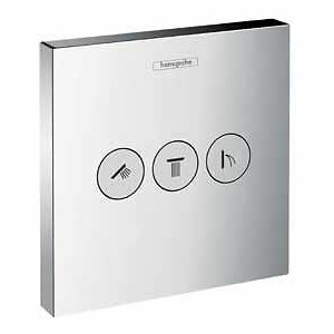 Hansgrohe Shower Select - Ventil pod omietku na 3 spotrebiče, chróm 15764000