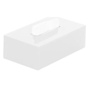 Box na papierové obrúsky biely RAINBOW