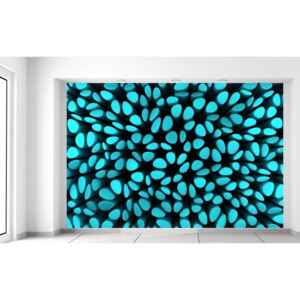 Gario Fototapeta Modré škvrny 3D Rozmery (š x v): 400 x 268 cm, Materiál: Samolepiaca