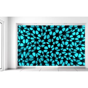 Gario Fototapeta Modré škvrny 3D Rozmery (š x v): 412 x 248 cm, Materiál: Latexová (lepidlo zadarmo)