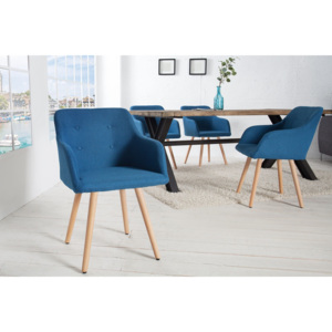 Dizajnová stolička Norway tmavo modrá