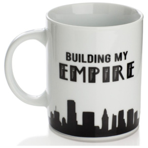Porcelánový hrnček Sabichi Building My Empire, 325 ml