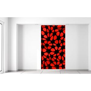 Gario Fototapeta Červené stĺpiky 3D Rozmery (š x v): 110 x 200 cm, Materiál: Latexová (lepidlo zadarmo)