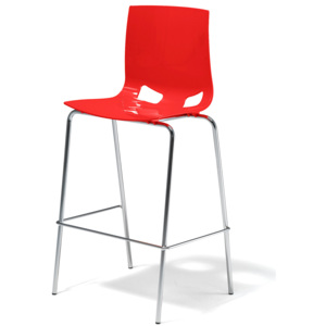 Barová stolička Juno, červená