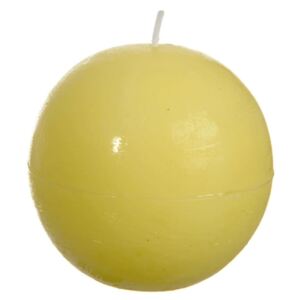 Žltá sviečka J-Line Ball