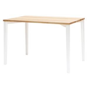 RAGABA Triventi jedálenský stôl obdĺžnik - hranaté nohy, jaseň/biela