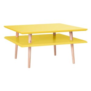 RAGABA Square konferenčný stôl nízky, žltá