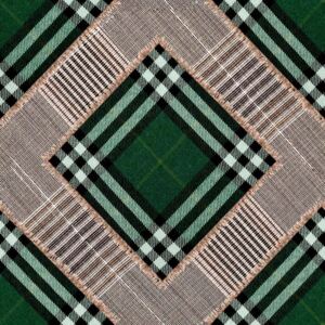Checkered Patchwork British Green, farebná skupina zelená