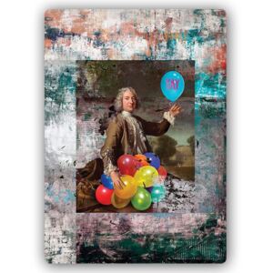 Kovový obraz - Colorful Balloons