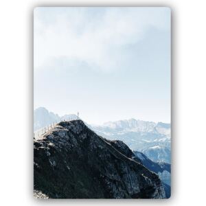 Kovový obraz - Mountain Trail