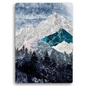 Kovový obraz - Blue Peak In The Mountains