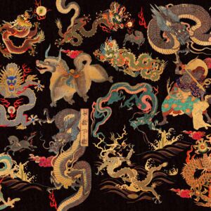 Dragons Of Tibet, farebná skupina čierna + biela
