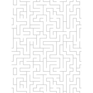 Labyrint, farebná skupina čierna + biela
