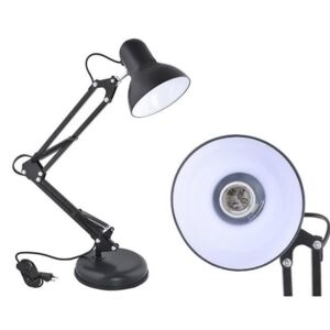 ISO 5177 Stolná kancelárska lampa - čierna
