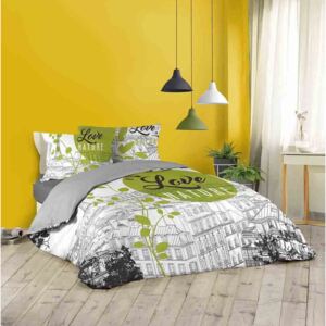 Kvalitná posteľná obliečka s motívom paríža 220 x 200 cm