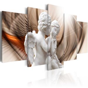 Obraz na plátne - Angelic Duet 100x50 cm